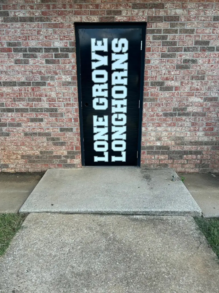Zaneis and Lone Grove Door Wraps