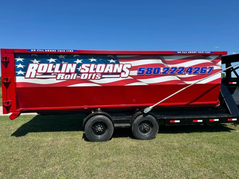 Rolling Billboard: Branded Dumpster Wrap for Rollin Sloans Roll-Offs
