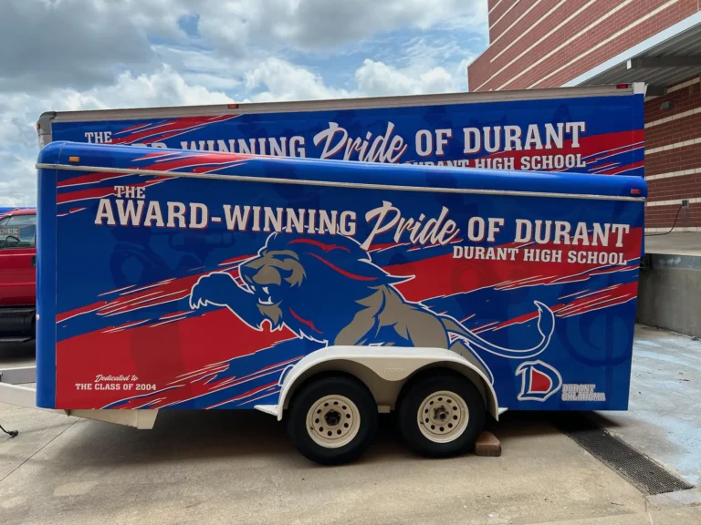 Coordinated Fleet Graphics for Durant High School: The Pride of Durant on the Move