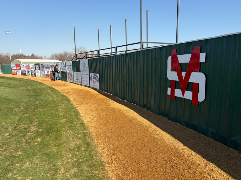 Sponsor Panel Installation: Murray State College Softball Field